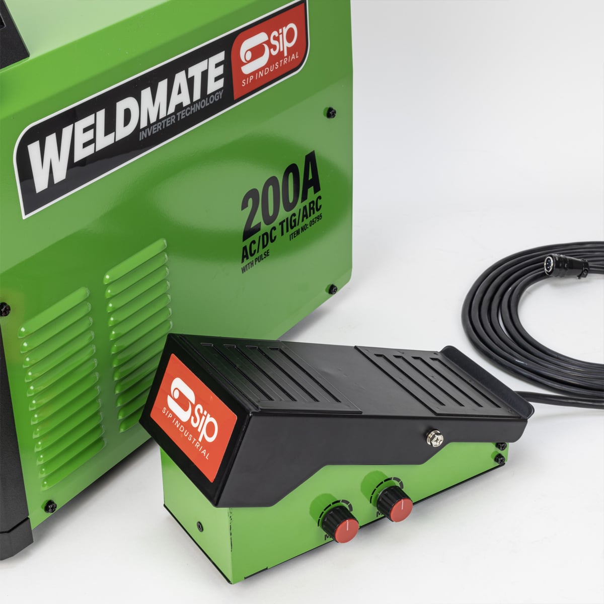 SIP WELDMATE® PRO 200A AC/DC TIG/ARC Inverter Welder with Pulse Package